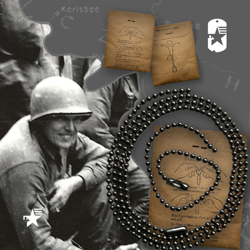 Originální nerezové řetízky THE BEAD CHAIN 1945 